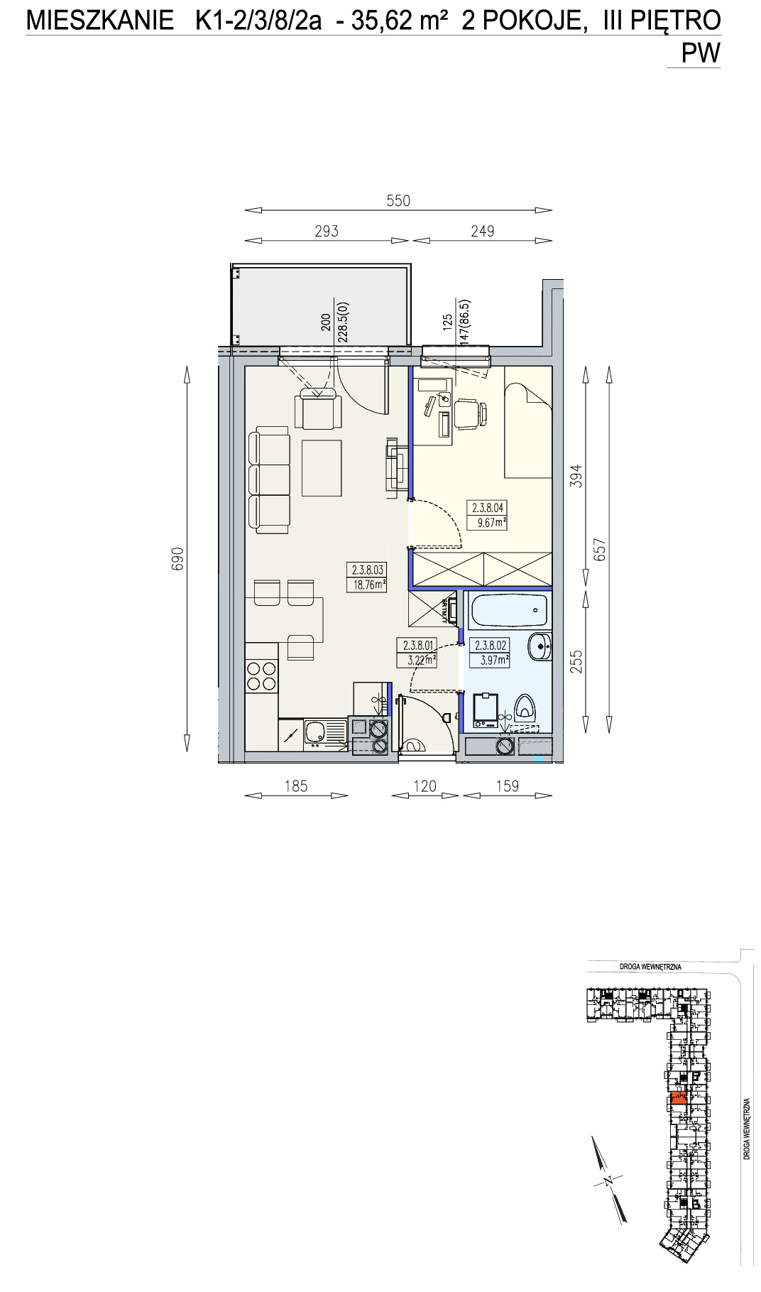 K1 2/3/8/2a