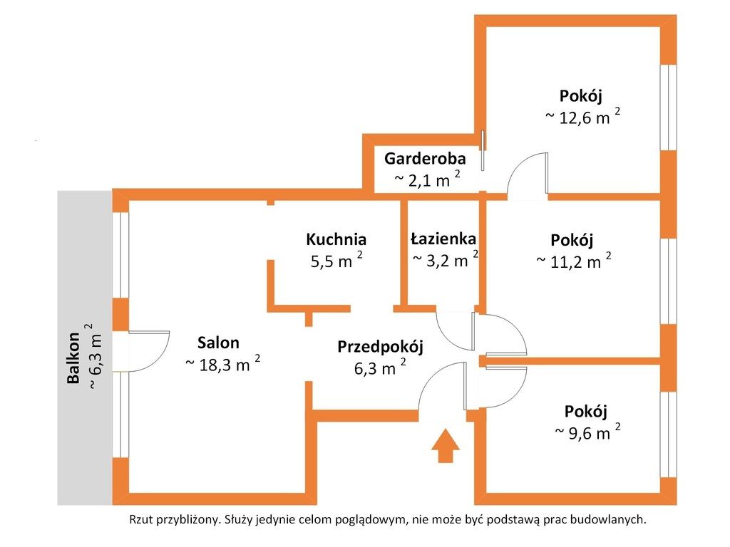 Квартира - 4 кімнати - 71 м² - ліфт - вул. Великопольська Ястшембе-Здруй