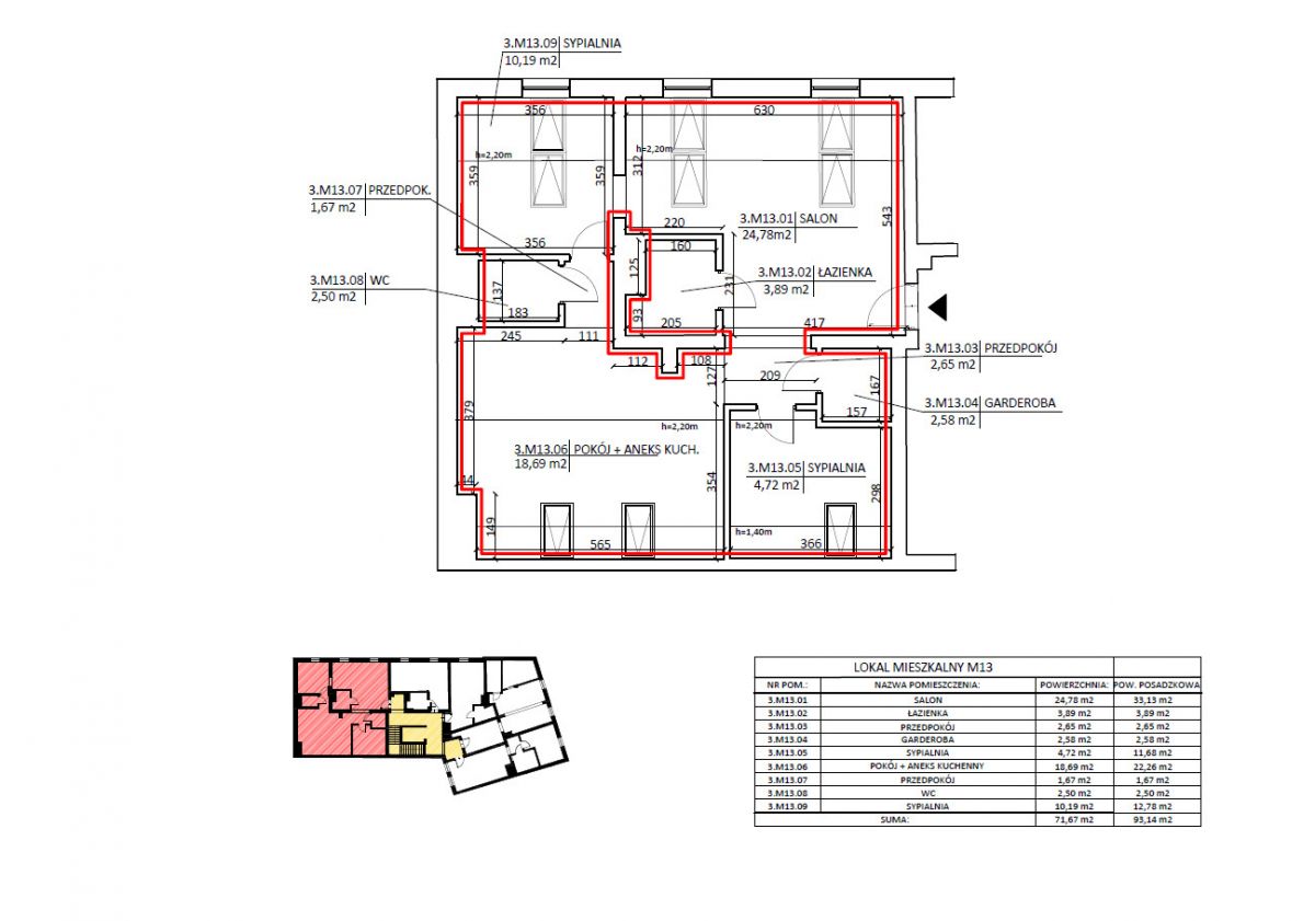 Mieszkanie - 5 pokoi - 93 m² - winda - ul. Kalwaryjska Kraków Stare Podgórze
