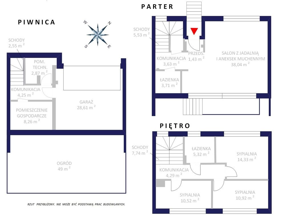 Dom - 4 pokoje - 152 m² - ul. Prozy Warszawa Bielany