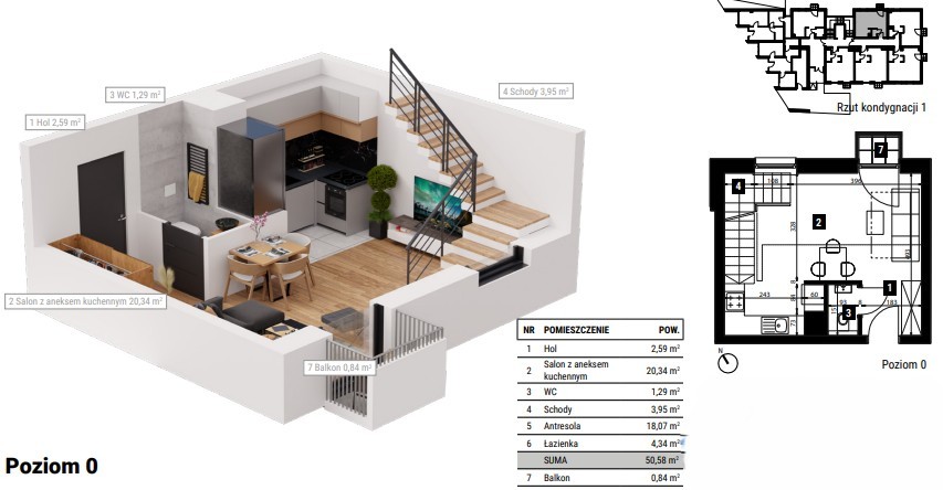 Apartment - 2 rooms - 51 m² - ul. Jana Zamoyskiego Warsaw Praga-Północ Stara Praga