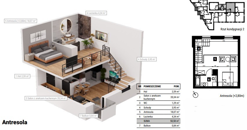 Apartment - 2 rooms - 51 m² - ul. Jana Zamoyskiego Warsaw Praga-Północ Stara Praga