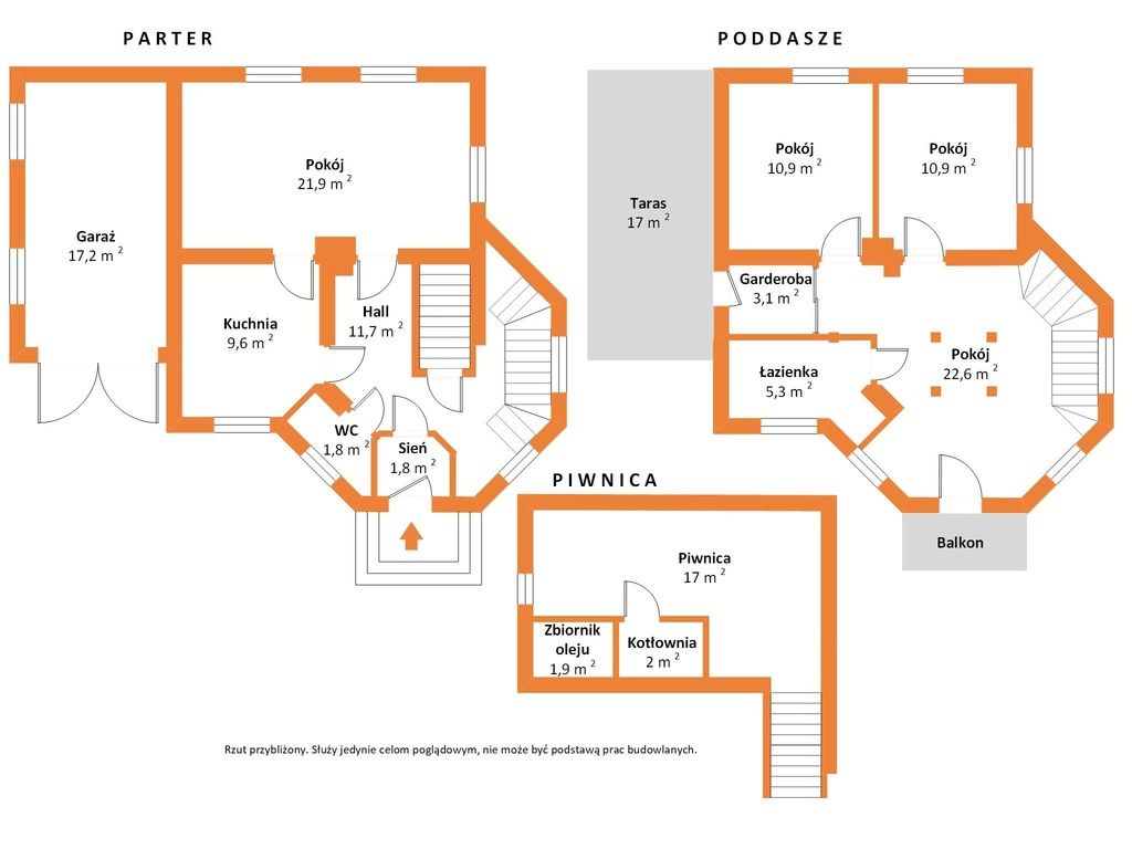 Dom - 3 pokoje - 114 m² - ul. Zgierska Skotniki