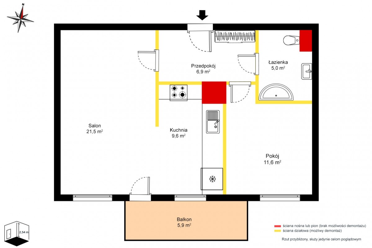 Mieszkanie - 2 pokoje - 55 m² - ul. Skarbka z Gór Warszawa Białołęka Grodzisk