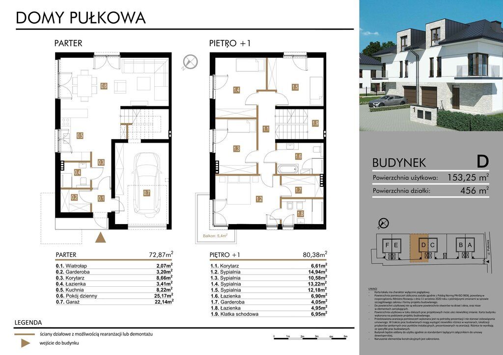 Dom - 5 pokoi - 153 m² - ul. Pułkowa Warszawa Bielany Młociny