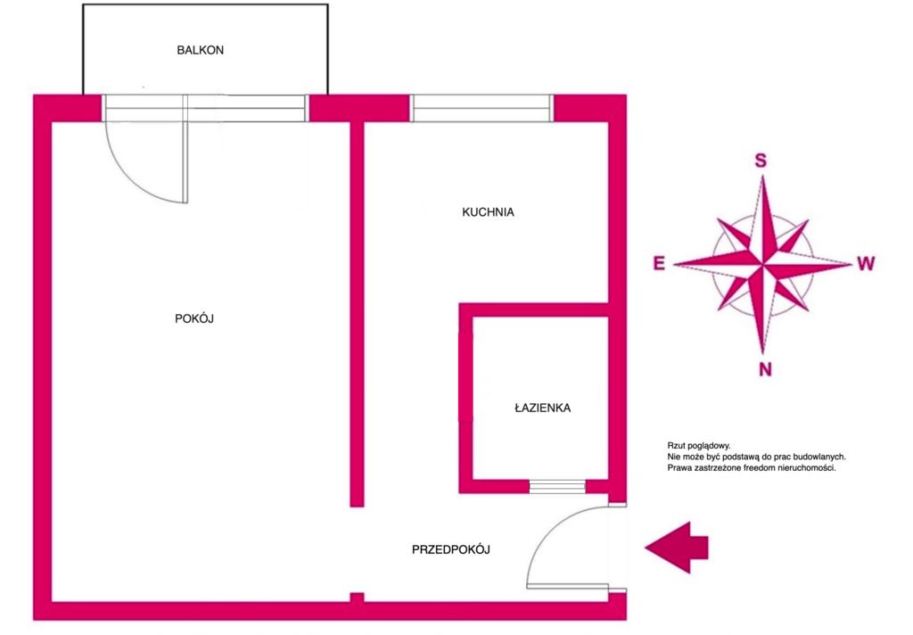 Mieszkanie - 1 pokój - 24 m² - ul. Szaserów Warszawa Praga-Południe