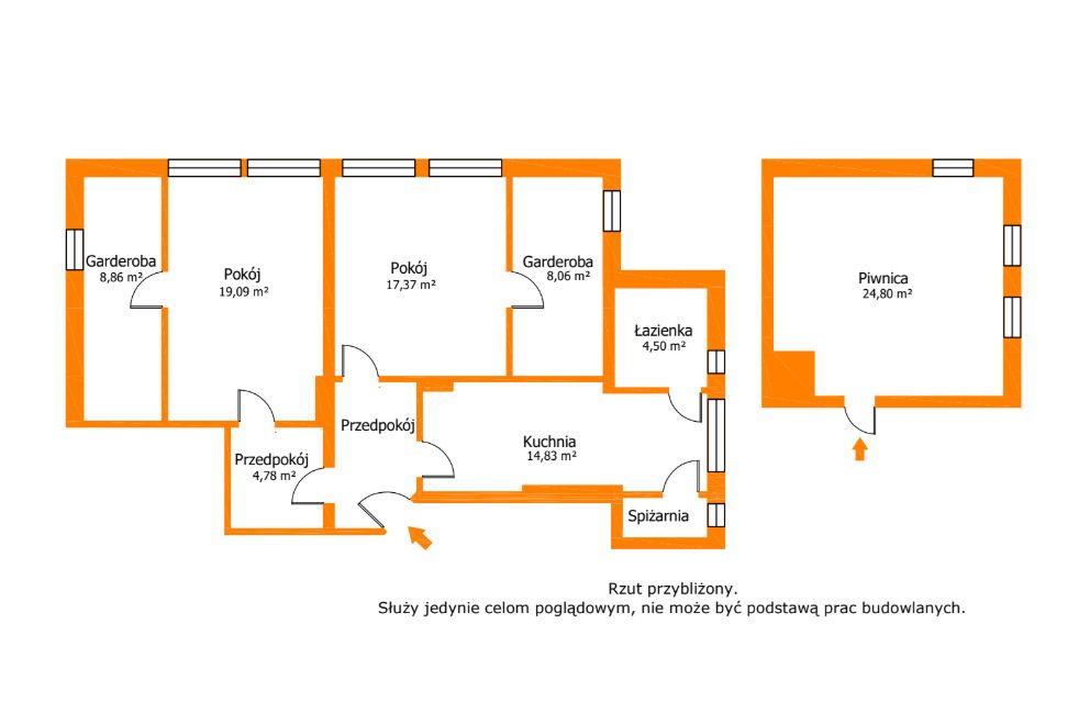 Appartamento 2 camere 85 m² in vendita a Wrocław, ul. Jana Rubczaka