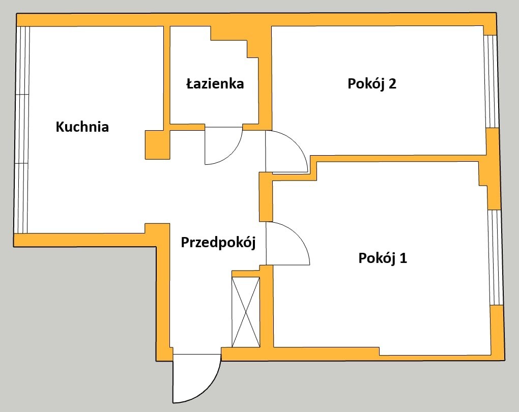 Mieszkanie - 2 pokoje - 37 m² - ul. Mazowiecka Warszawa Śródmieście