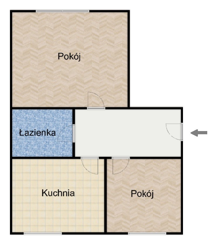 Mieszkanie - 2 pokoje - 44 m² - ul. Grójecka Warszawa Ochota Rakowiec