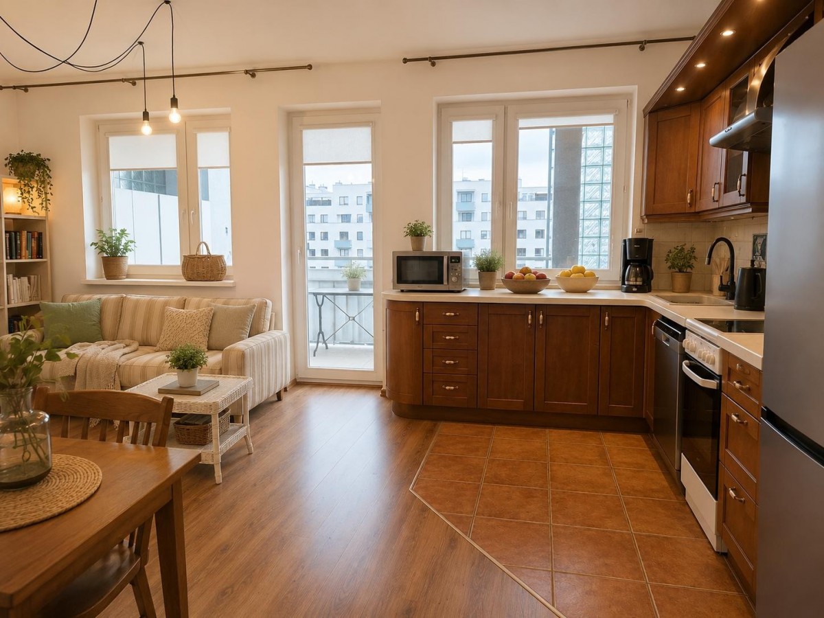 Mieszkanie - 3 pokoje - 73 m² - winda - al. Aleja Komisji Edukacji Narodowej Warszawa Ursynów