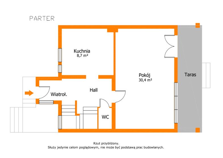 Dom - 4 pokoje - 210 m² - ul. Władysława Łokietka Malbork