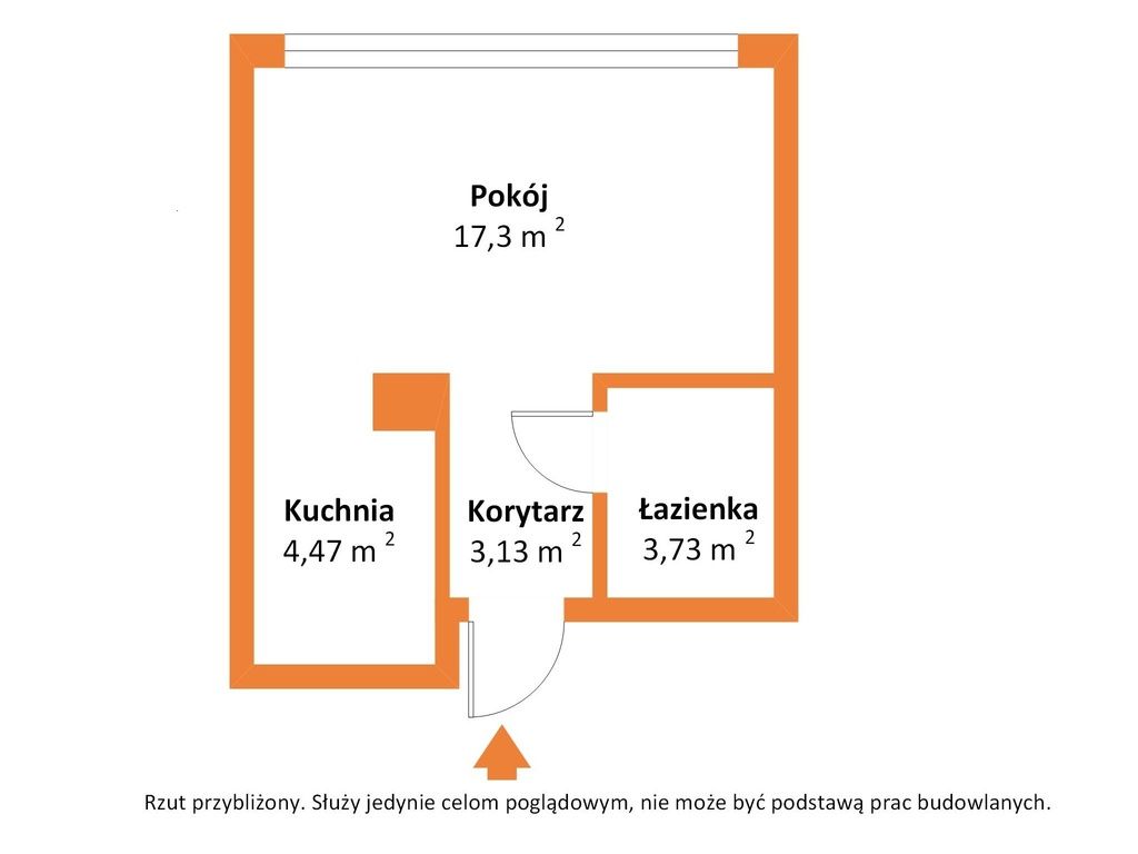 Apartamento - 1 habitación - 27 m² - ascensor - al. marsz. Edwarda Śmigłego-Rydza Łódź