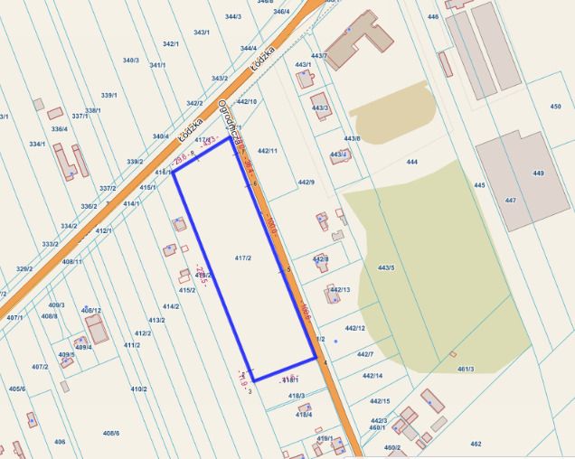 Grundstück - 17799 m² - ul. Ogrodnicza Bratoszewice