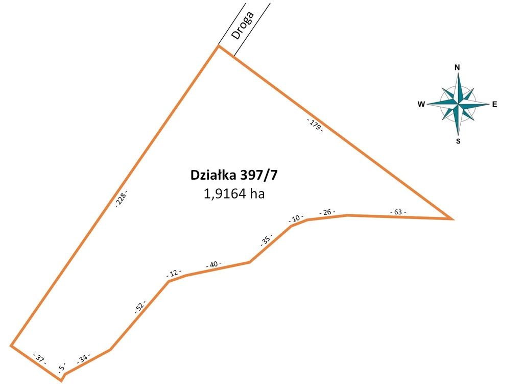 Ділянка - 19164 м² - Боружа Нова