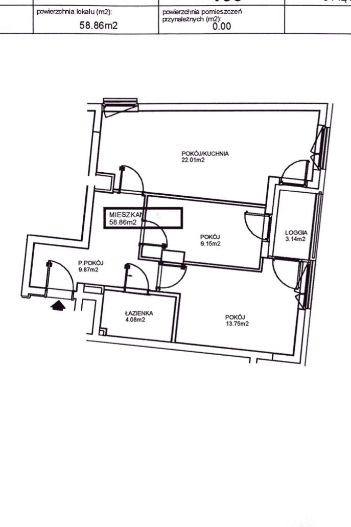Wohnung - 3 Zimmer - 59 m² - ul. Wrocławska Kraków Krowodrza