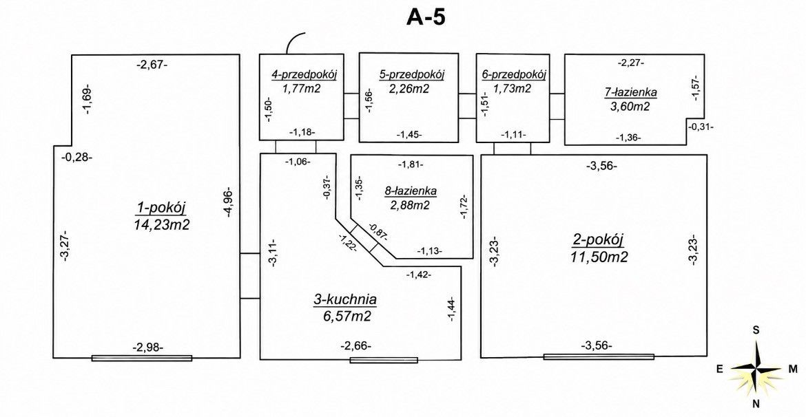 Квартира - 2 кімнати - 48 м² - вул. Кжеменецька Коłобжег