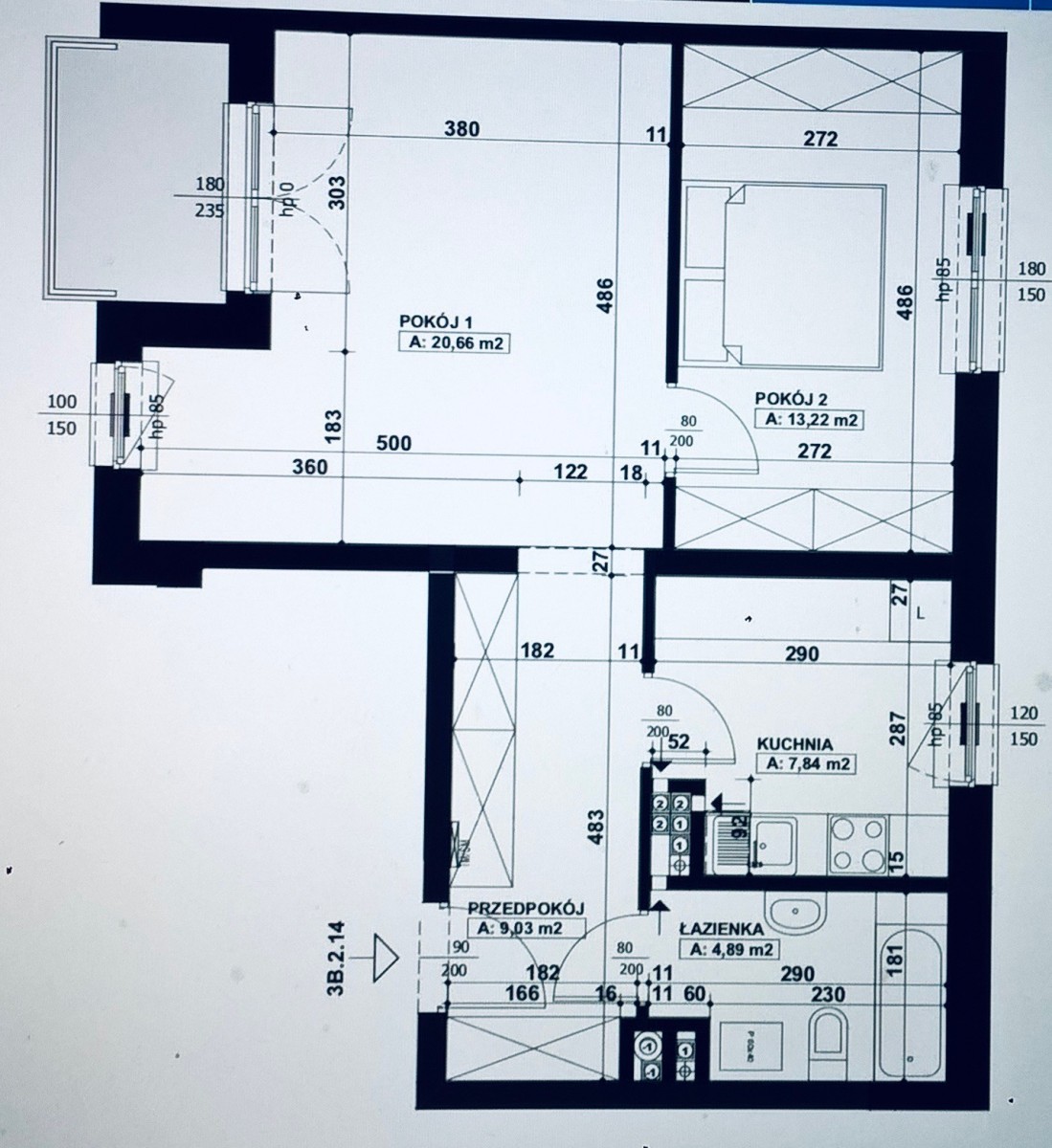 Mieszkanie - 2 pokoje - 56 m² - ul. Druskienicka Poznań Jeżyce