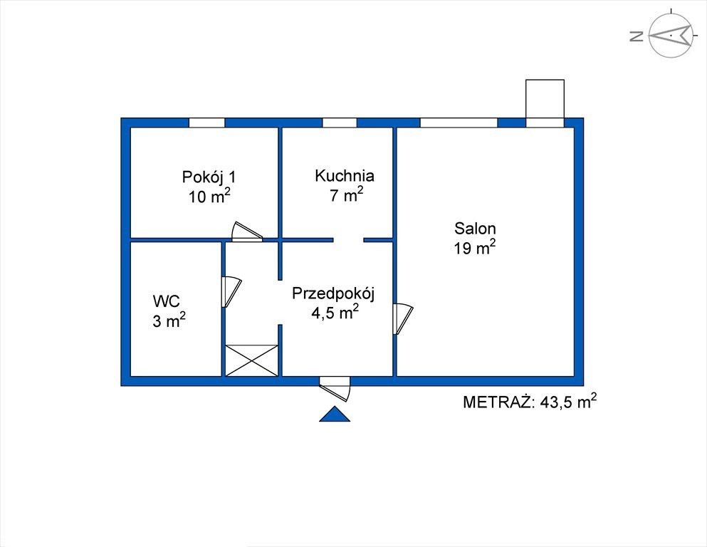 Apartment - 2 rooms - 42 m² - elevator - al. Aleja Władysława Reymonta Warsaw Bielany