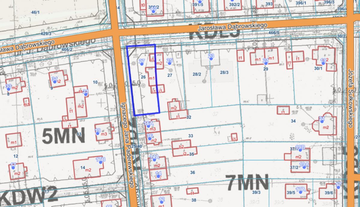 Terreno - 647 m² - c. gen. Jarosława Dąbrowskiego Piastów