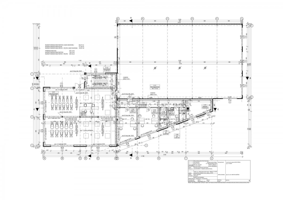 로컬 - 4개 방 - 303 m² - ul. Spokojna Wyry