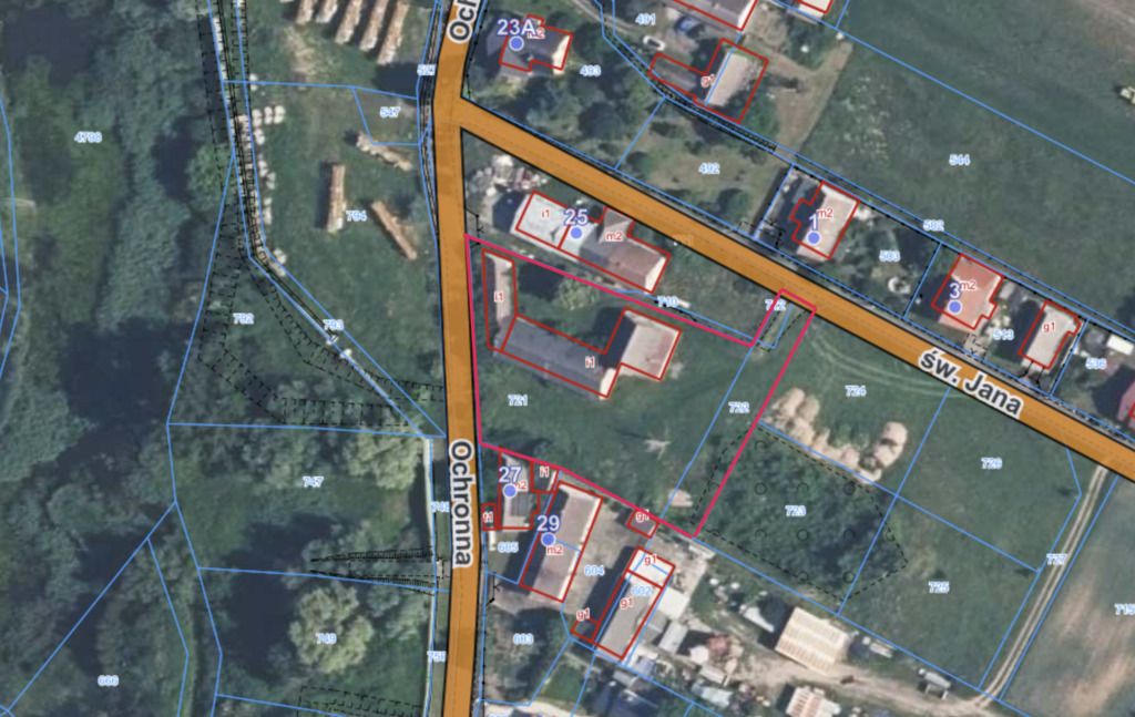Plot - 2070 m² - Ochronna Street Opole