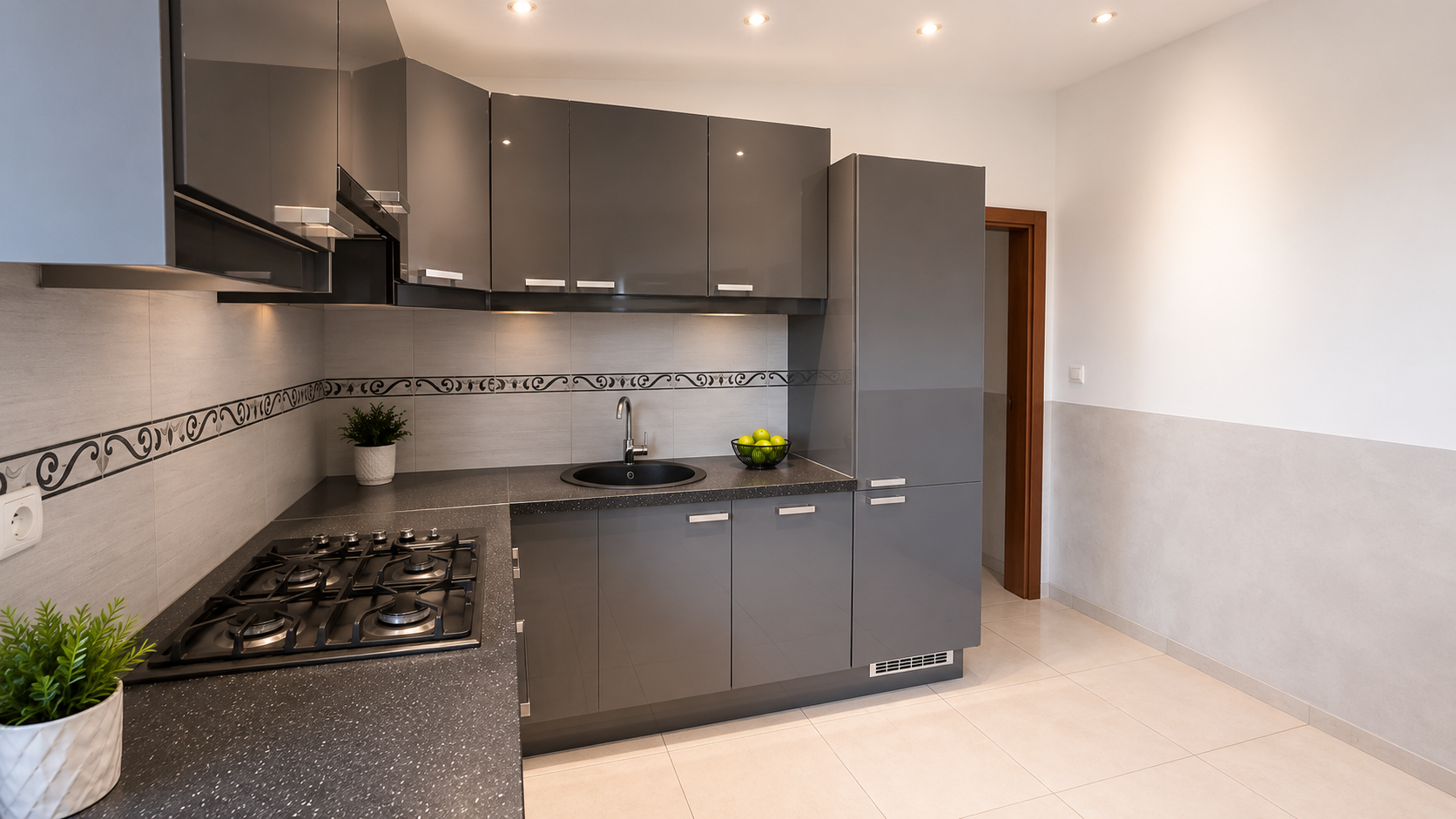 Trilocale in affitto a Krzyki, 70 m², Wysoka