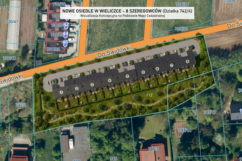 토지 - 4014 m² - ul. Do Świdówki Wieliczka