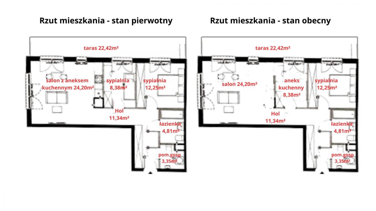 Apartment - 2 rooms - 64 m² - elevator - Herbu Janina St. Warsaw Wilanów