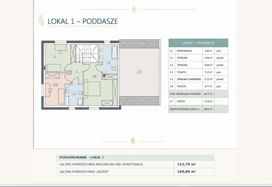 토지 - 1240 m² - ul. Tataraku Baszkówka