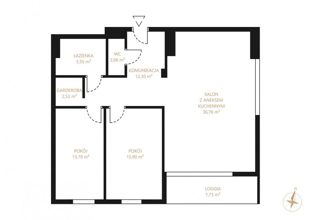 Apartamento - 3 habitaciones - 90 m² - ascensor - c/ Łąkowa Gdańsk Śródmieście