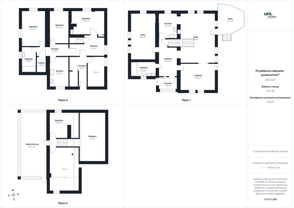 Casa - 8 stanze - 252 m² - via Rolnicza Dziekanów Polski