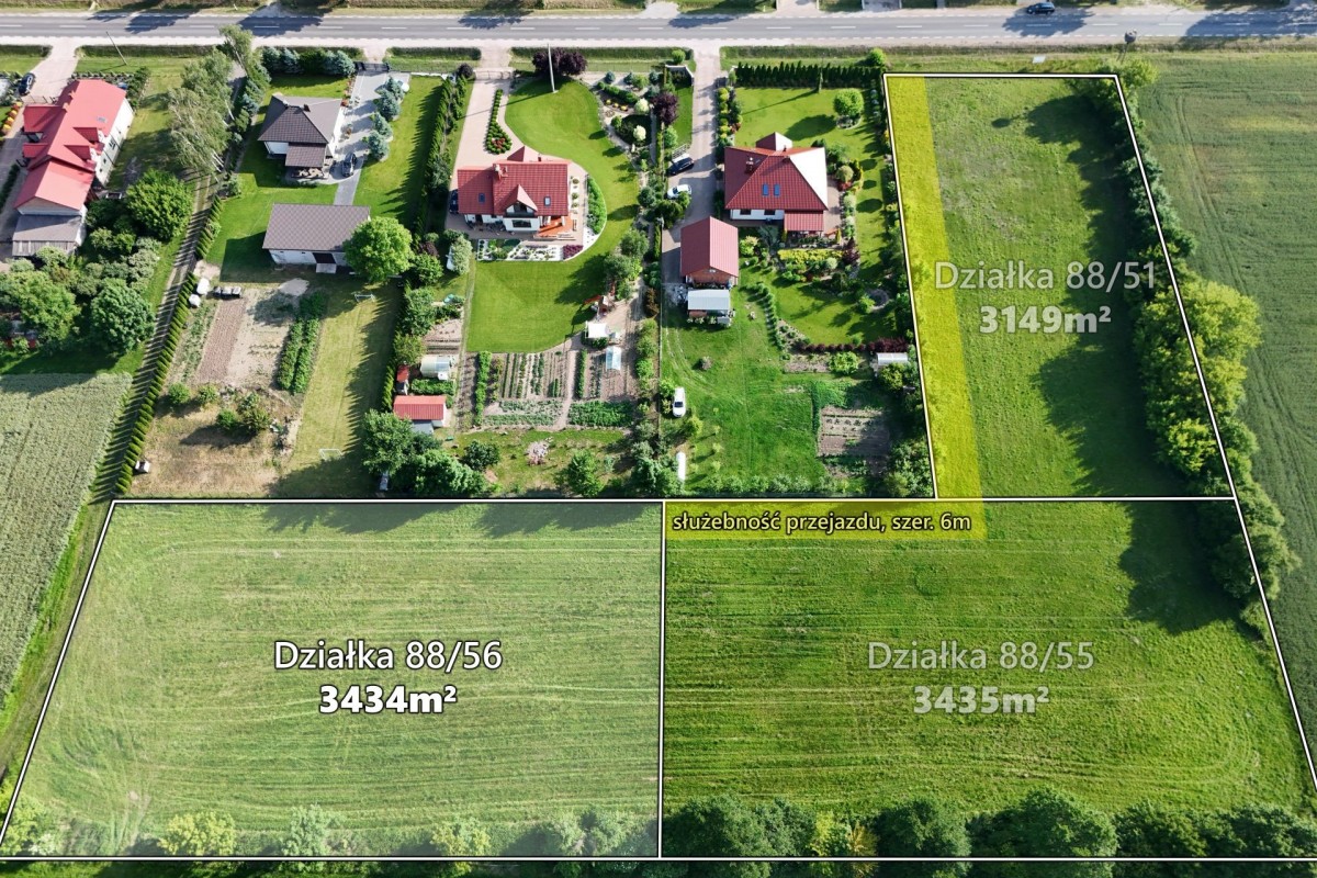 Terreno - 3434 m² - Łaziska