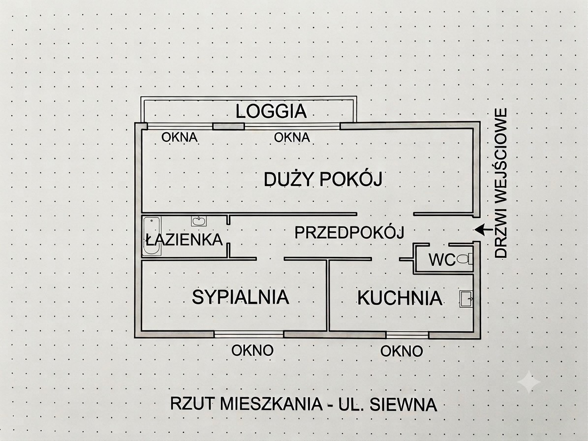 Apartment - 2 rooms - 52 m² - Siewna St. Kraków Prądnik Biały