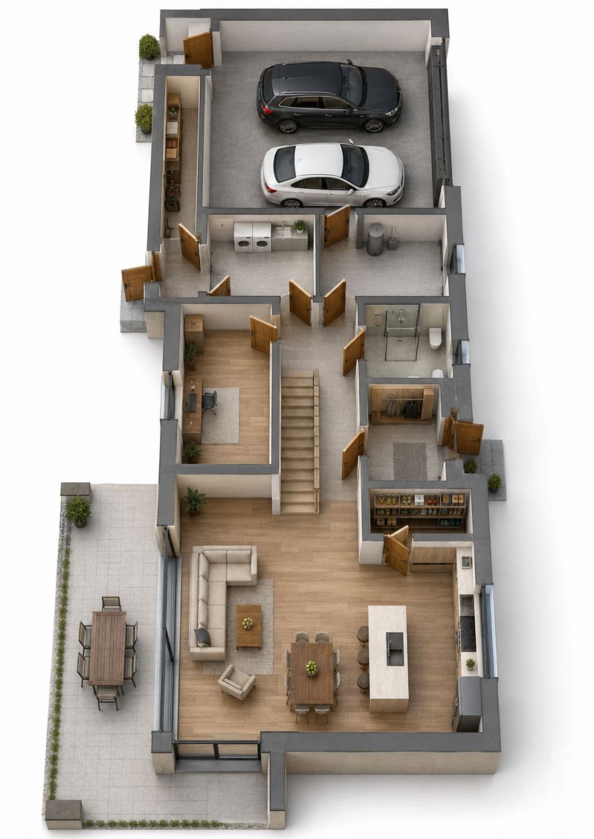 Haus - 6 Zimmer - 264 m² - Zielniki