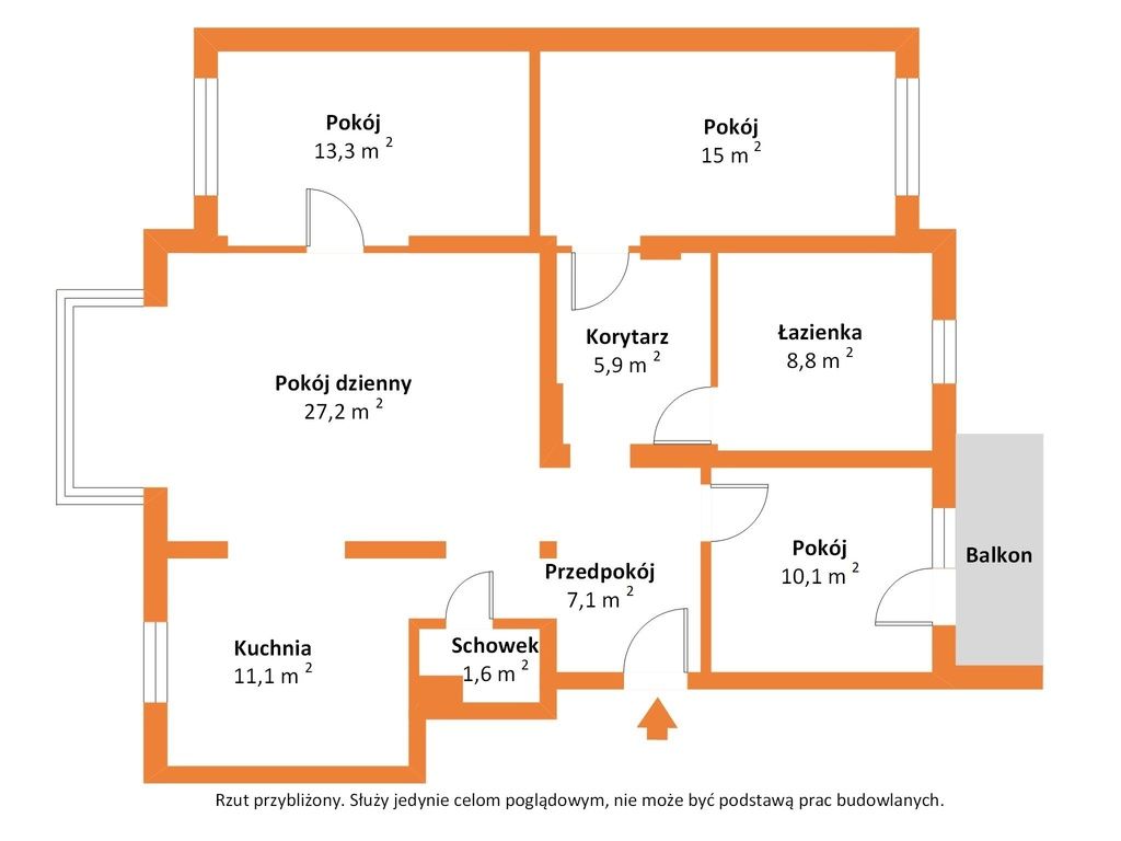 Appartamento - 4 stanze - 100 m² - via 1 Maggio Zgierz