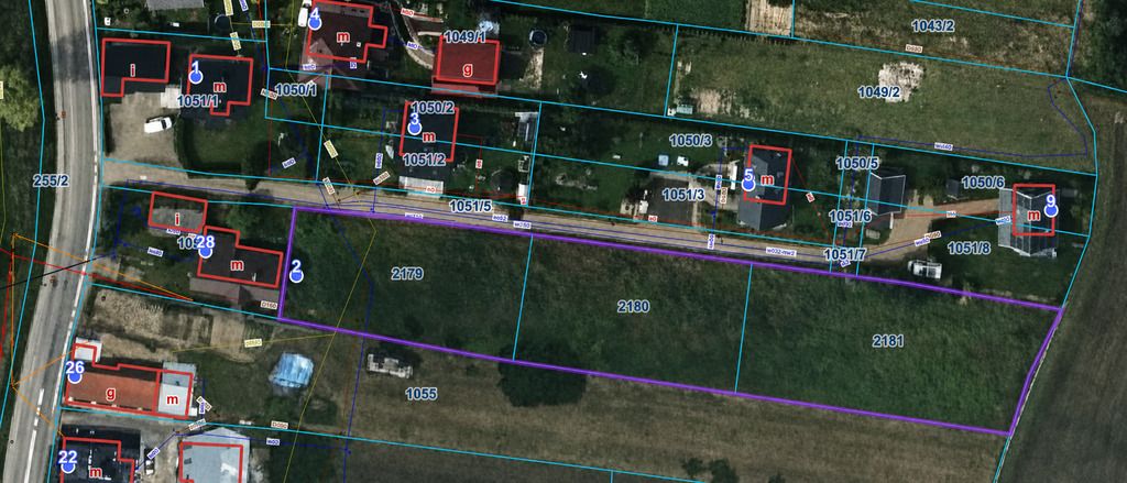 Działka - 3350 m² - ul. Zielona Mników