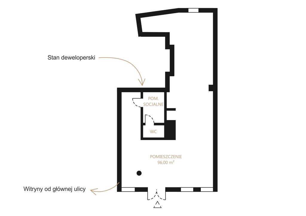Premises - 96 m² - elevator - Angielska Grobla St. Gdańsk City Center