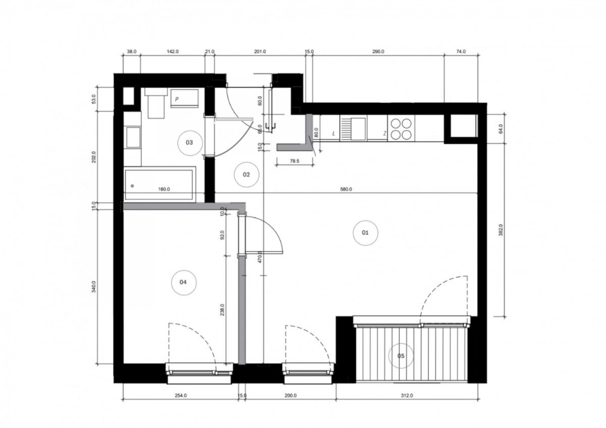 Квартира - 2 кімнати - 40 м² - вул. Долна Вільда Познань Вільда
