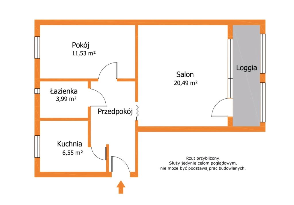 Apartamento - 2 habitaciones - 56 m² - c. San Urbana Zabrze