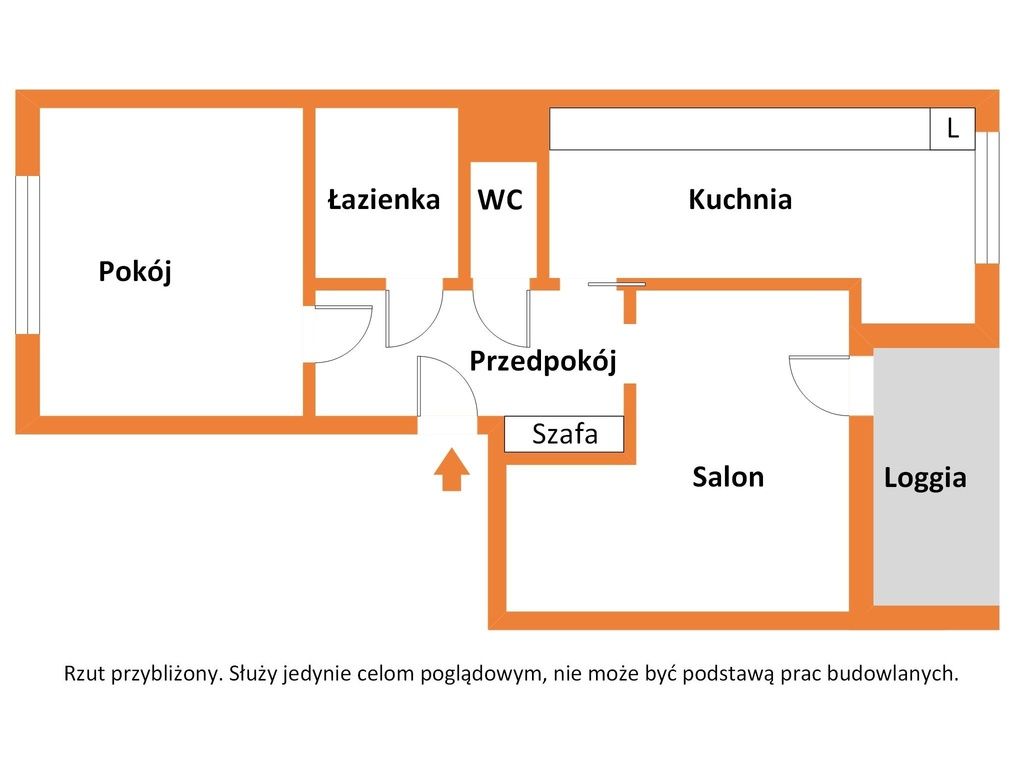 Wohnung - 2 Zimmer - 45 m² - ul. Stanisława Czernika Łódź