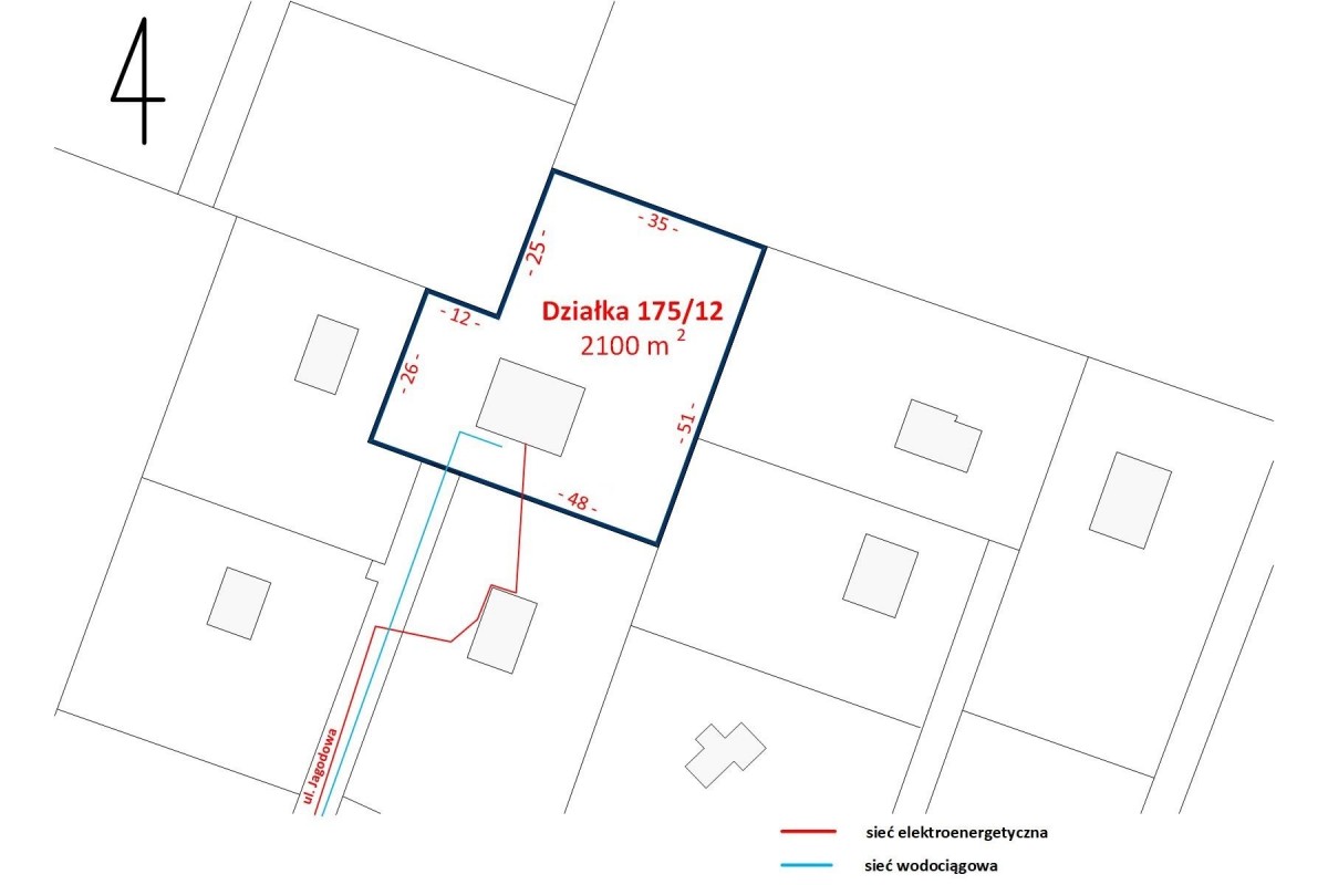 Участок - 2100 м² - ул. Ягодовая Адамов-Весь
