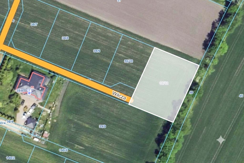 Działka - 1660 m² - Cieszyce