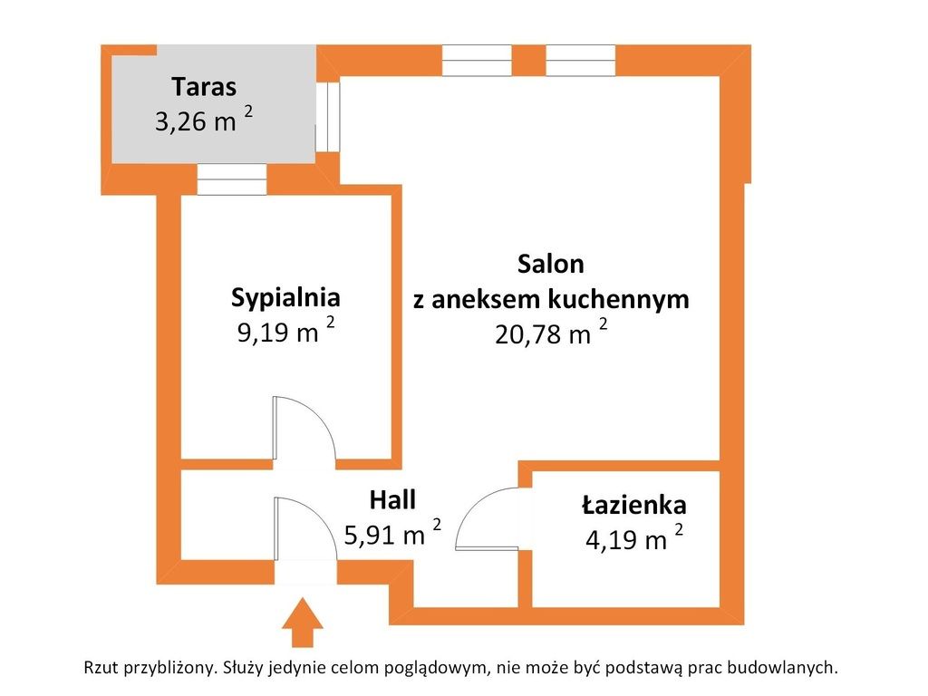 Apartamento - 2 habitaciones - 40 m² - ascensor - c. 6 Sierpnia Łódź Polesie