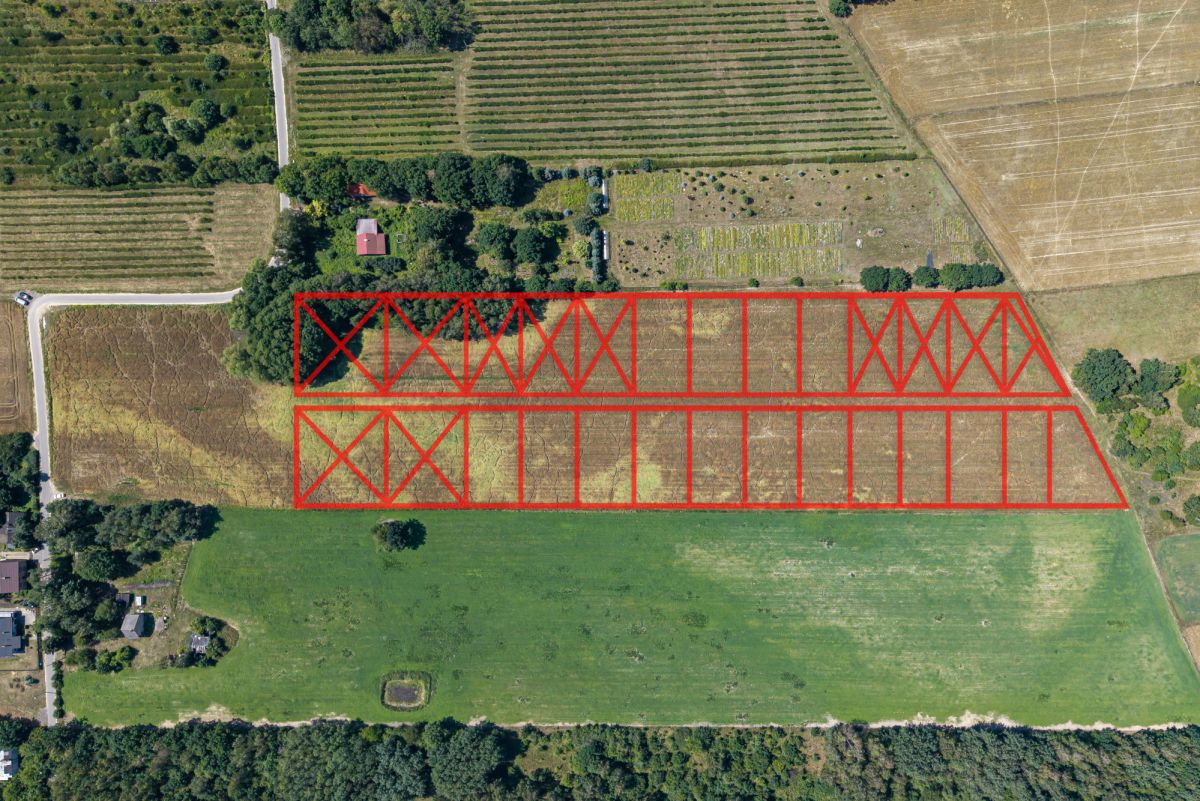 Działka - 1000 m² - Adamów