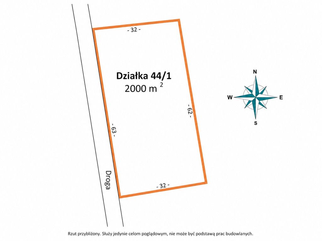 Grundstück - 600 m² - Osłonin