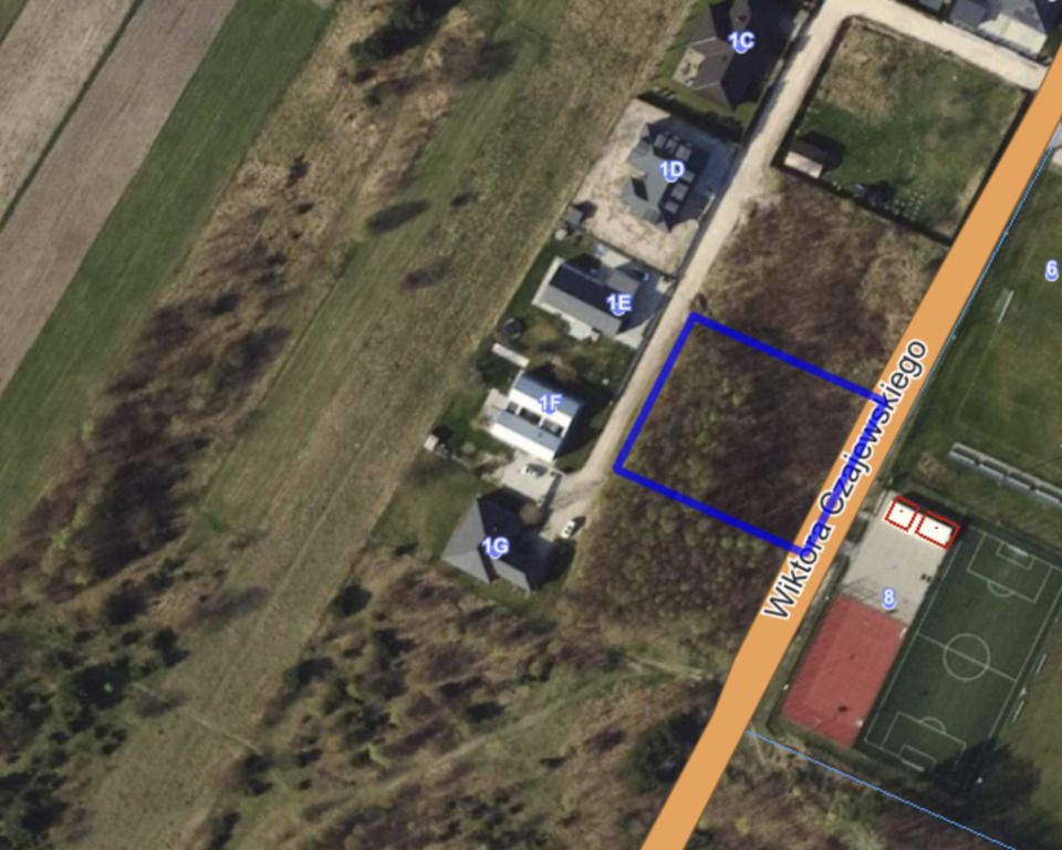 Plot - 1944 m² - Wiktora Czajewskiego St. Łódź Widzew