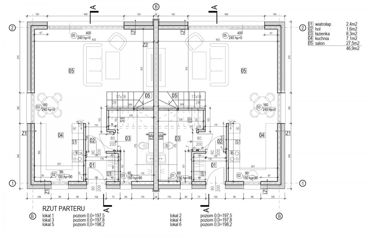 Dom - 4 pokoje - 82 m² - ul. Konwaliowa Rąbień AB