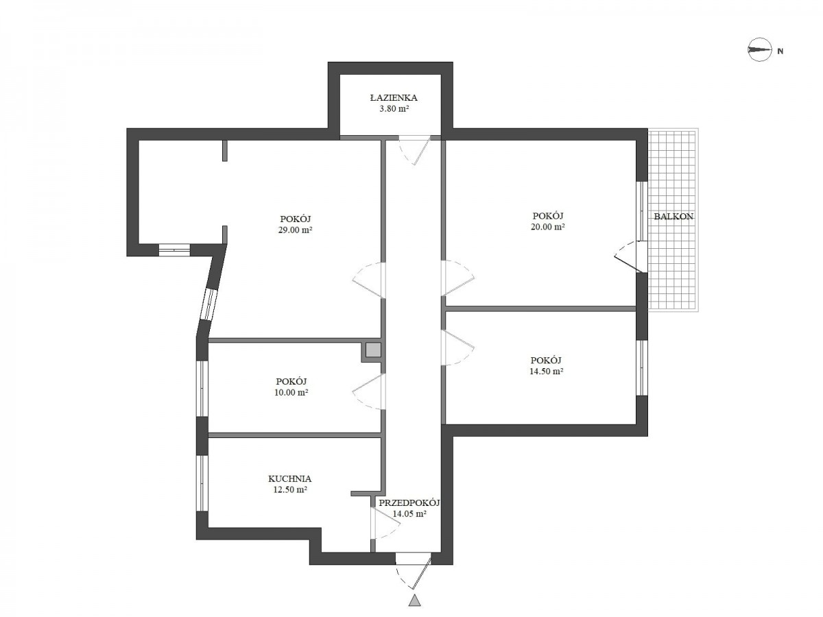 Appartamento - 4 camere - 104 m² - via Pomorska Łódź Śródmieście