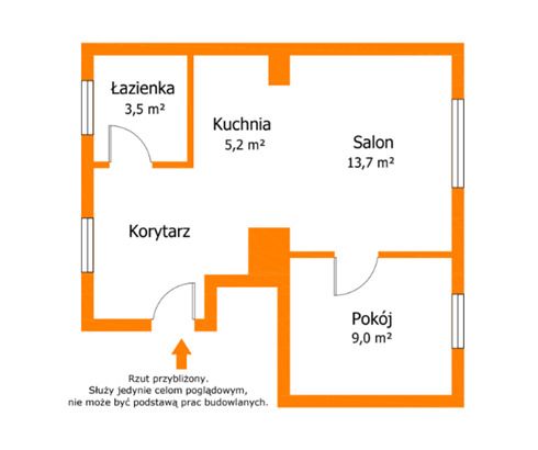 Apartamento - 2 habitaciones - 37 m² - c/ Szkolna Nowogród Bobrzański