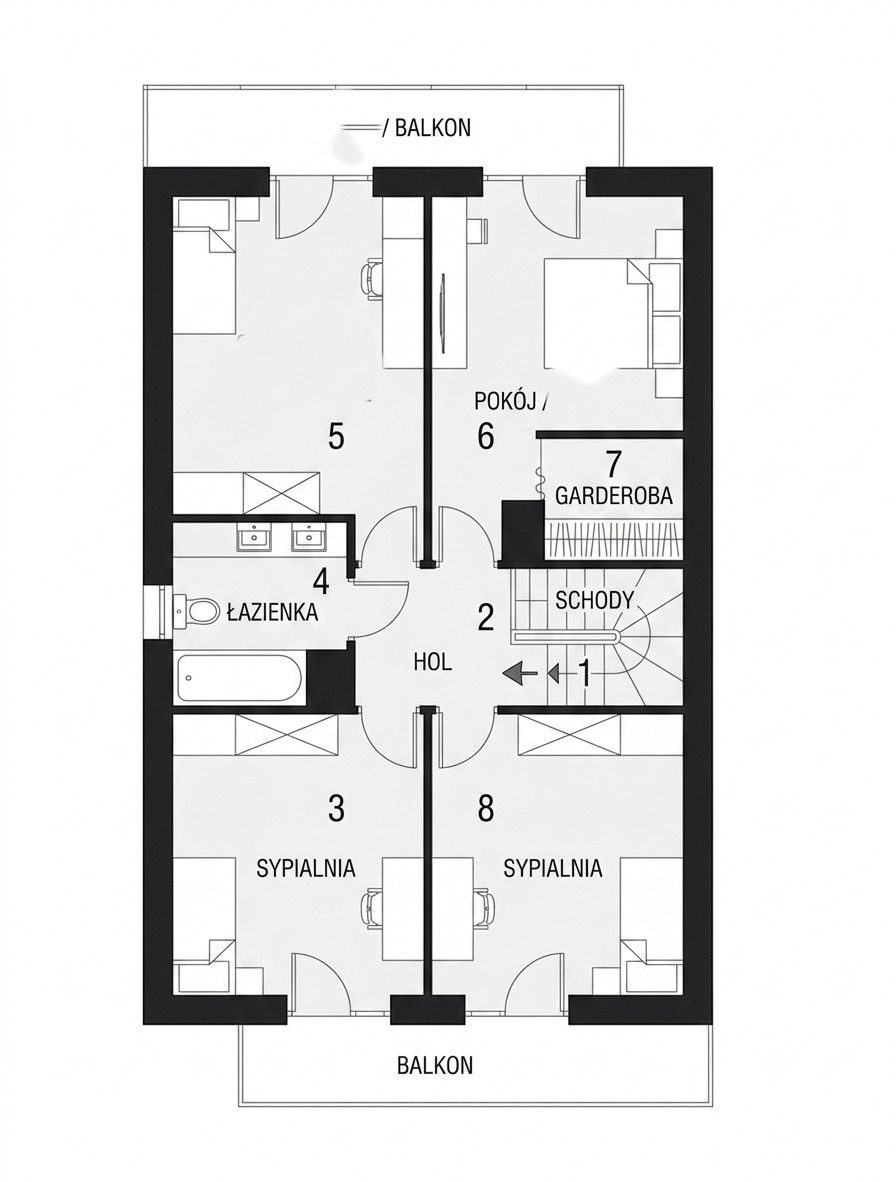 Casa - 6 habitaciones - 160 m² - c/ Łąkowa Słonin